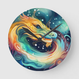 Horloge Ronde Imaginaire Dragon Dream Animal 3