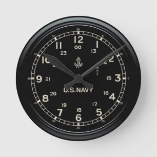 Horloge Ronde Imitation de l'horloge de la marine américaine