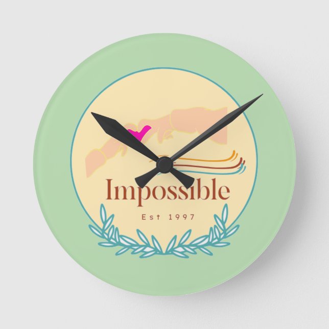 Horloge Ronde Impossible Est 1997 (Recto)