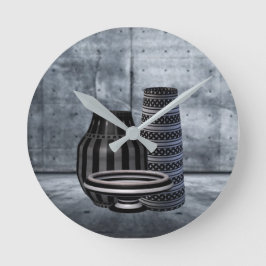 Horloge Ronde Imprimés Kaleidoscope