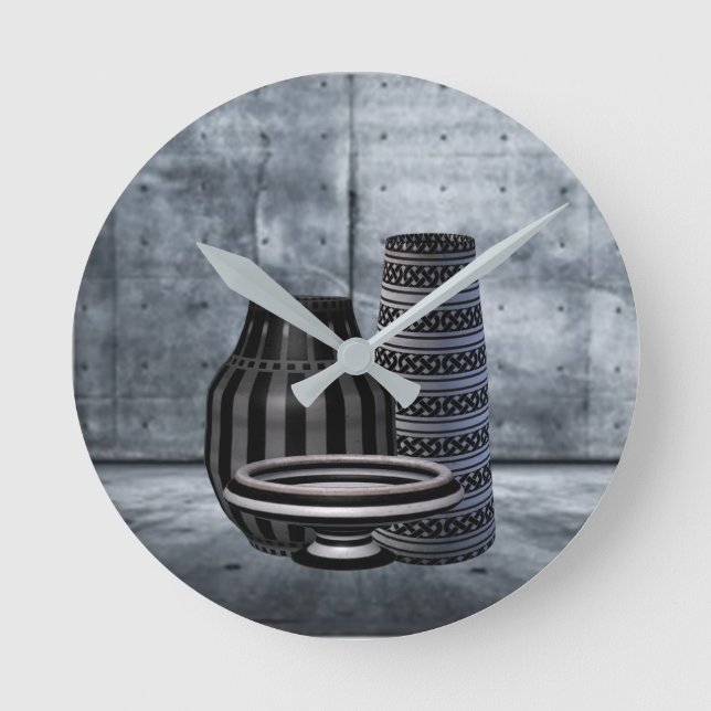 Horloge Ronde Imprimés Kaleidoscope (Recto)