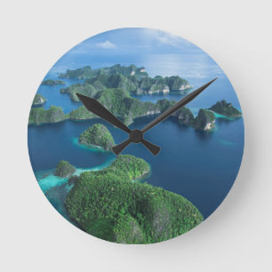 Horloge Ronde Indonésie, Papouasie occidentale. Vue aérienne de