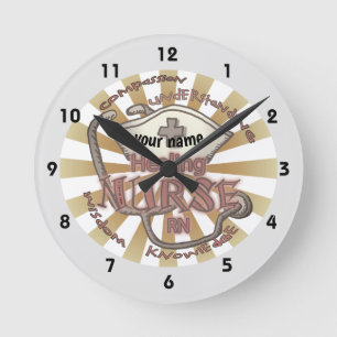 Horloge Ronde Infirmière de guérison axiome