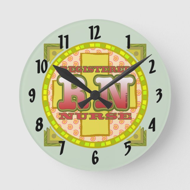 Horloge Ronde Infirmière interarmées (Recto)