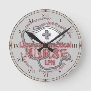 Horloge Ronde Infirmière LPN Axiom