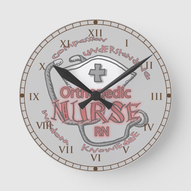 Horloge Ronde Infirmière orthopédique Axiom (Recto)