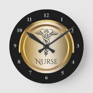 Horloge Ronde Infirmiers autorisés Médicale LPN RN du symbole 