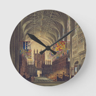 Horloge Ronde Intérieur de la chapelle de St George, château d
