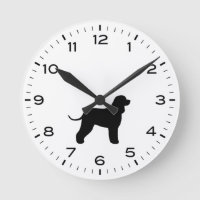 Irlandais Eau Spaniel Chien race Silhouette