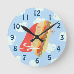 Horloge Ronde J'ai besoin d'un héros !