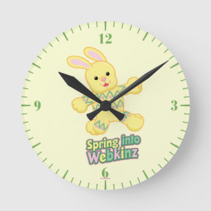 Horloge Ronde Jaillissez dans Webkinz !
