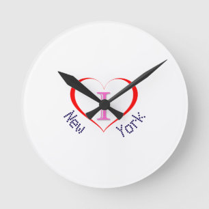 Horloge Ronde J'aime New York