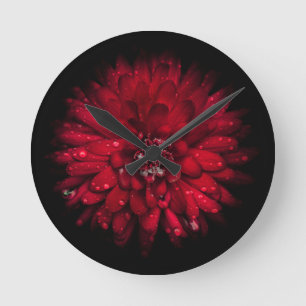 Horloge Ronde Jardin Fleurs No 45 Version couleur