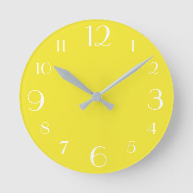 Horloge Ronde jaune (Recto)