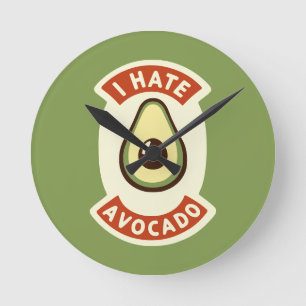 Horloge Ronde Je déteste l'avocat