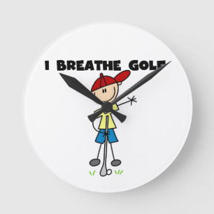 Horloge Ronde Je respire Golf
