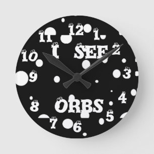 Horloge Ronde Je vois l'horloge de Globe-mur