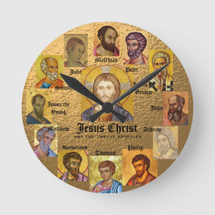 Horloge Ronde Jésus et l'horloge des 12 Apôtres