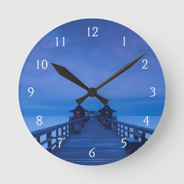 Horloge Ronde Jetée de Naples, aube (Recto)