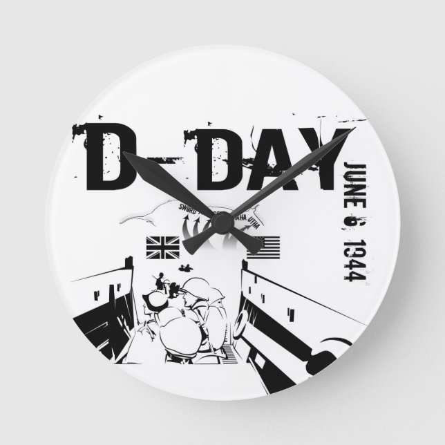 Horloge Ronde JEUDI 6 juin 1944 (Recto)