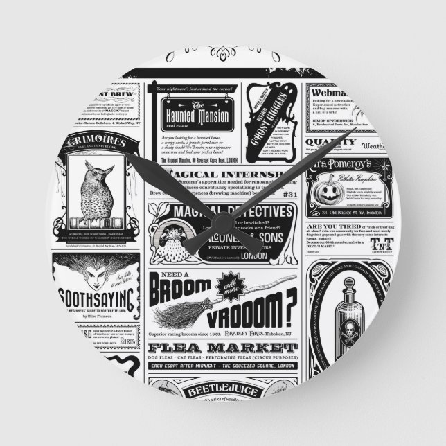 Horloge Ronde journal déplaisant (Recto)