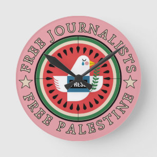 Horloge Ronde Journalistes libres Libérez la Palestine