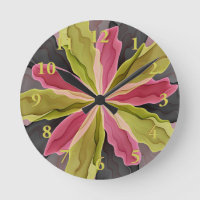 Joy, Vert rose Anthracite Imaginaire Fleur Fractal