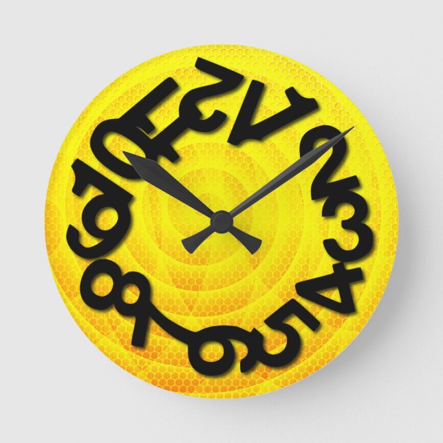 Horloge Ronde Jumbled Up (Recto)