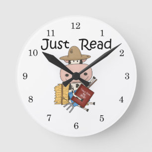 Horloge Ronde Just Read