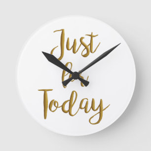 Horloge Ronde Juste pour le cadeau de slogan de Na de la