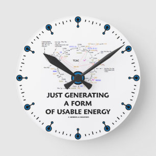 Horloge Ronde Juste produisant d'une forme d'énergie utilisable