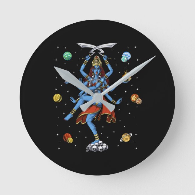 Horloge Ronde Kali Hindu (Recto)