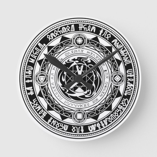 HORLOGE RONDE KAMEN RIDERS WIZARDS MAGIC CIRCLE (Recto)
