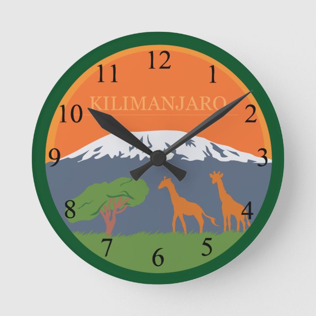 Horloge Ronde Kilimanjaro (Recto)