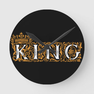 Horloge Ronde King Wall