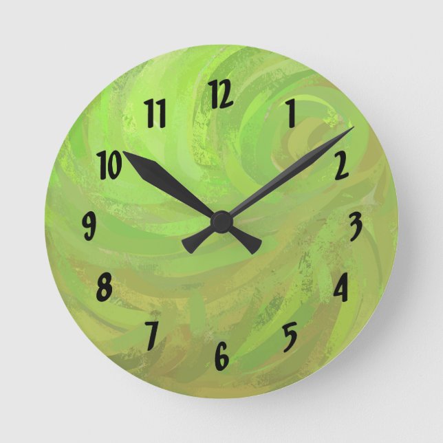 Horloge Ronde Kiwi Bash (Recto)