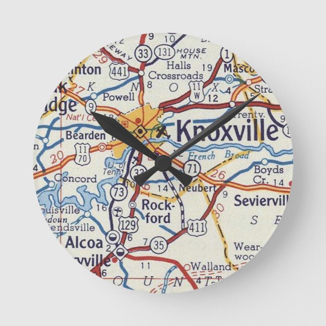 Horloge Ronde Knoxville (Recto)