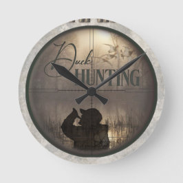 Horloge Ronde La chasse ultime au canard