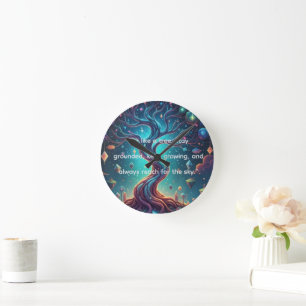 Horloge Ronde "La Forêt fantastique - Voyages imaginaires"