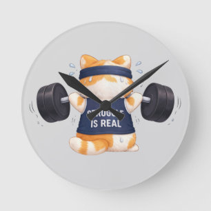 Horloge Ronde La lutte est réelle