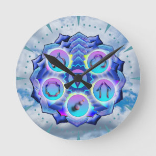 Horloge Ronde La menace de Chakra