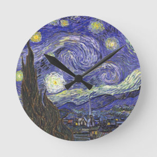 Horloge Ronde La Nuit étoilée de Vincent van Gogh