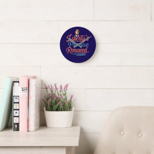 Horloge Ronde La promesse de Liberty renouvelée avec Donald Trum