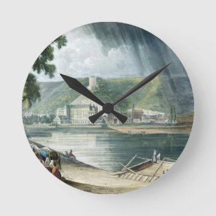 Horloge Ronde La Roche, from 'Views on the Seine', engraved by T
