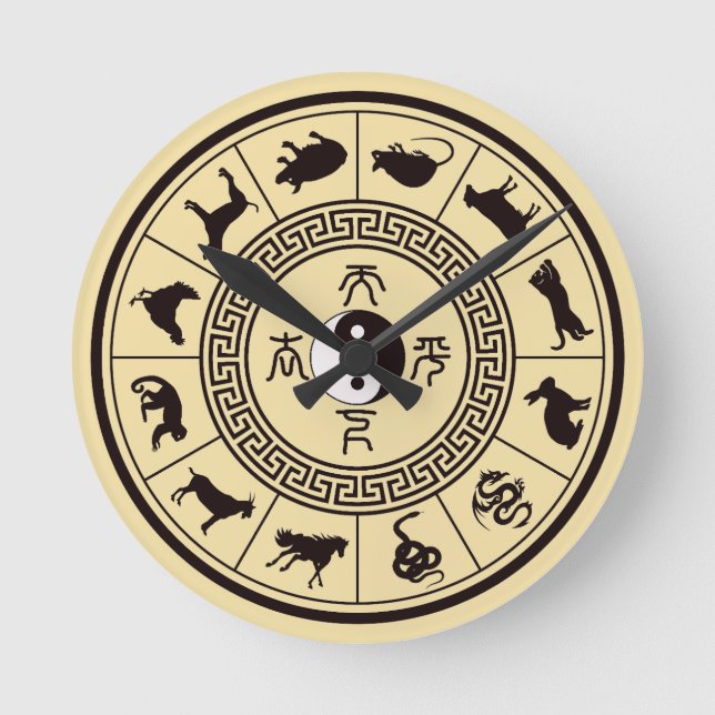 Horloge Ronde La roue Tai Chi Zodiac (Recto)