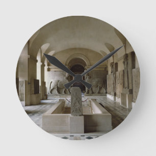 Horloge Ronde La salle assyrienne au Louvre à Paris (photo)