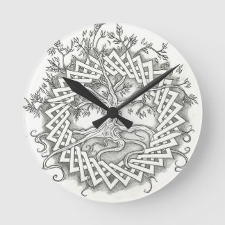 Horloge Ronde La vie dans le Celtic Design