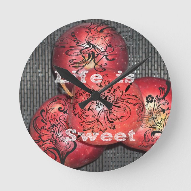 Horloge Ronde La vie est douce (Recto)