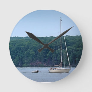 Horloge Ronde La vie nautique