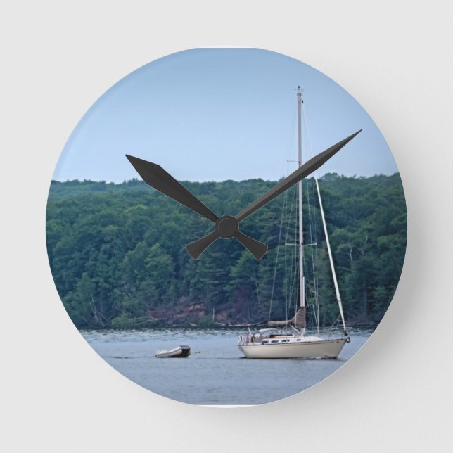 Horloge Ronde La vie nautique (Recto)